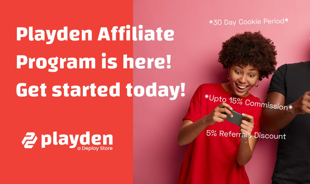 Now You Can Earn While You Sleep, Introducing Playden's Affiliate Marketing Program